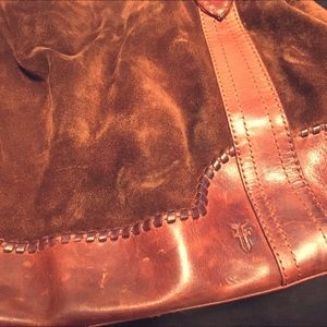 Frye Suede and Leather Handbag